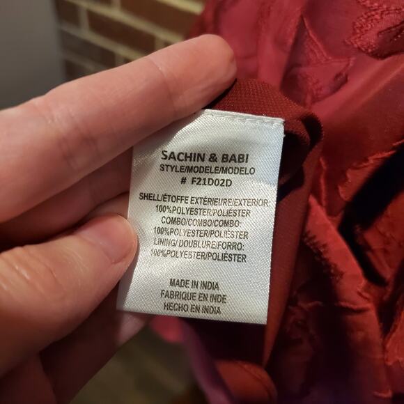 Sachin + Babi Red Mini Dress - Picture 6 of 7